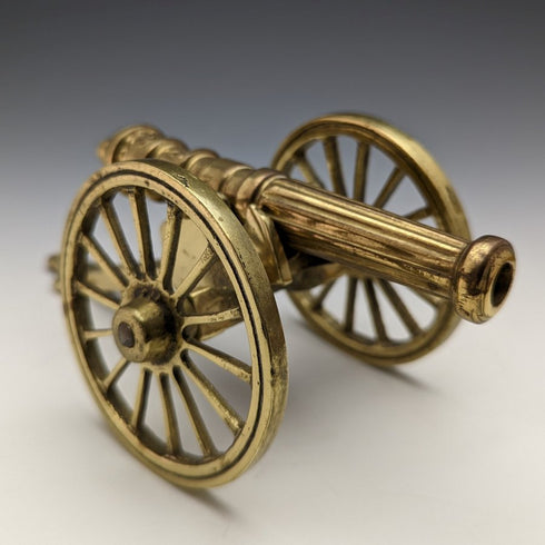 英国ヴィンテージ 真鍮製 大砲&靴オブジェx3 靴べらx2 アソート